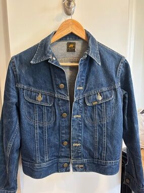 Lee Blue Denim Jacket with Button Front